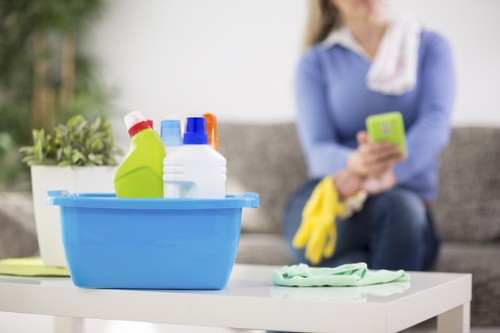 Deep carpet cleaning equipment used in a Kingston business premises