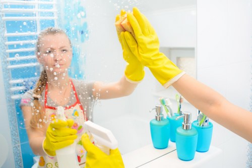 Thorough cleaning of a Kingston bathroom before move-in