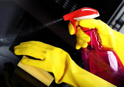 Local cleaning team working in a Kingston apartment