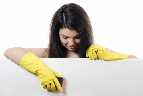 Post-construction cleaning in a Kingston commercial space ready for reopening