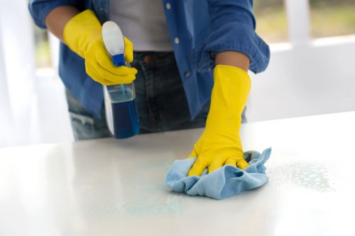Cleaning a modern Kingston office kitchen and shared workspace